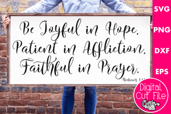 Be Joyful in Hope Bible Verse Review