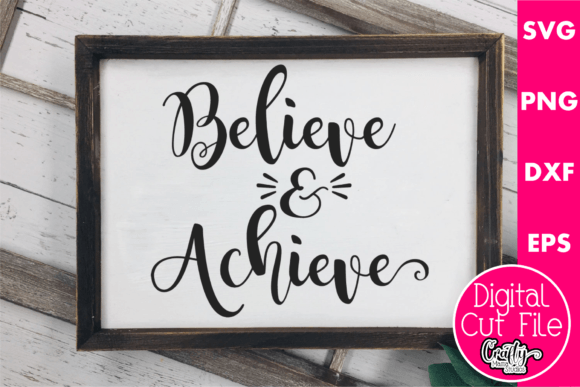 Believe and Achieve Embroidery Design Review