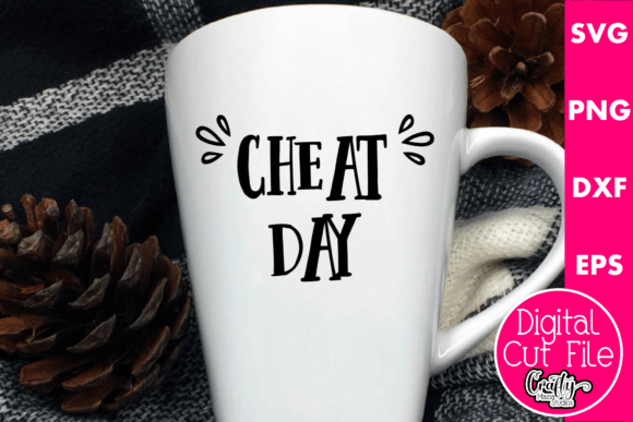 Cheat Day Embroidery Design: A Playful Pick for Creative Projects