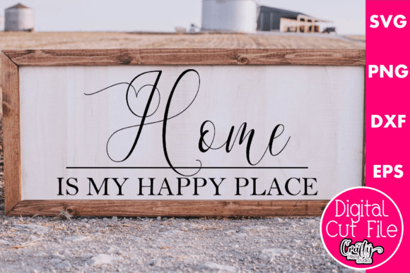 Home Is My Happy Place: A Heartfelt Embroidery Design for Real Projects