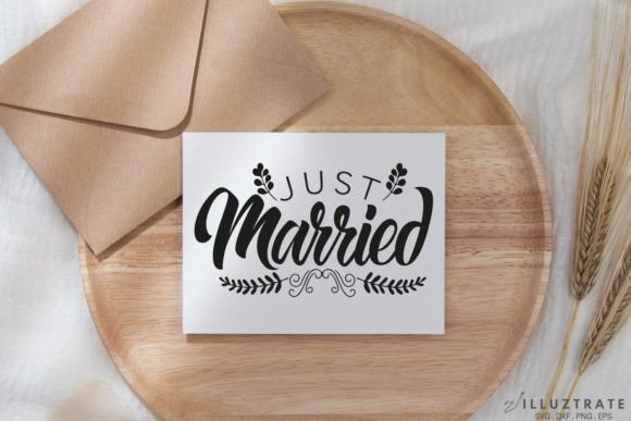 Just Married SVG Cut File Wedding: A Designer’s Perspective