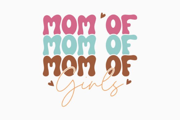 Mom of Girls Retro Mothers Day SVG: A Designer’s Perspective